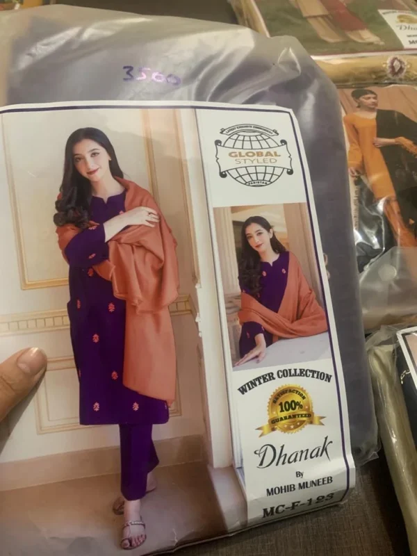 Ladies Blue Stylish Suit with Flowers